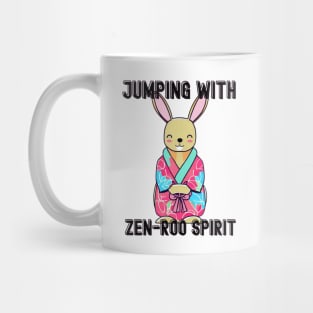 Jumping with zen-roo spirit Mug